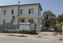 Progetto di co-housing sociale in ex scuola di Debba a Vicenza: proseguono lavori vicenza ex scuola debba edificio co-housing lavori in corso