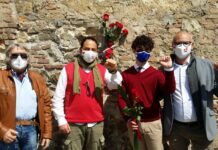 I socialisti vicentini celebrano 134 anni: Fantò rilancia lavoro, uguaglianza ed Europa Socialisti vicentini, Luca Fantò e Giuseppe Maria Toscano del PSI