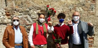 I socialisti vicentini celebrano 134 anni: Fantò rilancia lavoro, uguaglianza ed Europa Socialisti vicentini, Luca Fantò e Giuseppe Maria Toscano del PSI