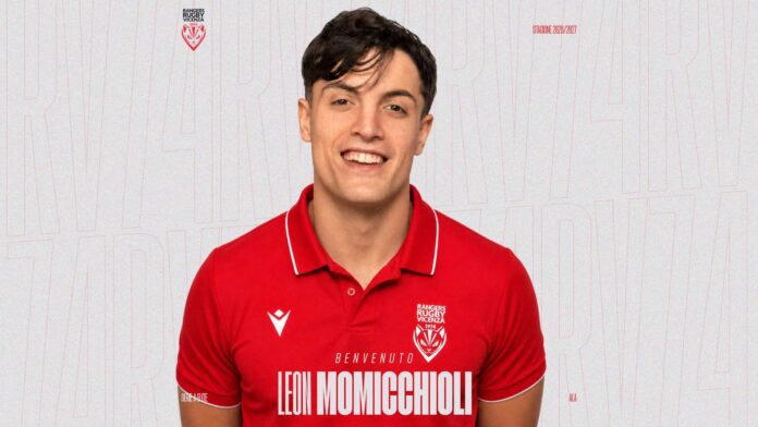 Leon Momicchioli, nuovo giocatore dei Rangers Rugby Vicenza