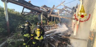 Incendio nell’ex Lanerossi di Dueville, fiamme spente ieri sera, in corso di accertamento le cause, esclusa la dolosità lanerossi dueville incendio