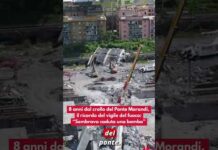 8 anni dal crollo del Ponte Morandi, il ricordo del vigile del fuoco: “Sembrava caduta una bomba”