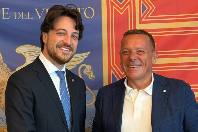 Alberto Stefani e Enrico Risottino Alberto Stefani e Enrico Risottino
