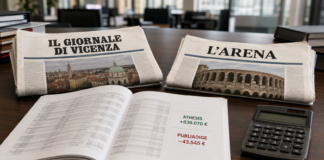 Bilanci Athesis e Publiadige 2025: l’editore guadagna, la concessionaria perde Bilanci Athesis e Publiadige 2025 con utile dell’editore e perdita della concessionaria