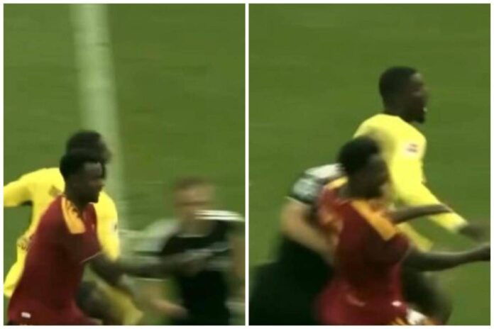 Borussia Dortmund-Roma, Ndicka travolto… dall’arbitro