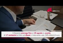 Carburanti, prorogato al 25 agosto taglio accise su gasolio