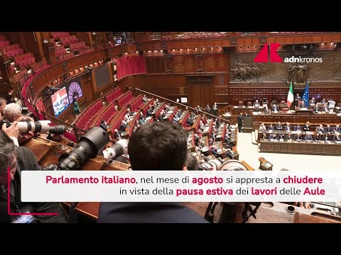 Chiusura estiva del Parlamento, le date