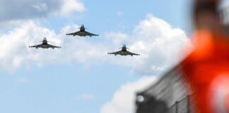 Drone straniero nello spazio aereo della Lettonia, abbattuto da caccia Eurofighter italiani