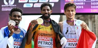 Europei Atletica, Pietro Riva argento nella maratona