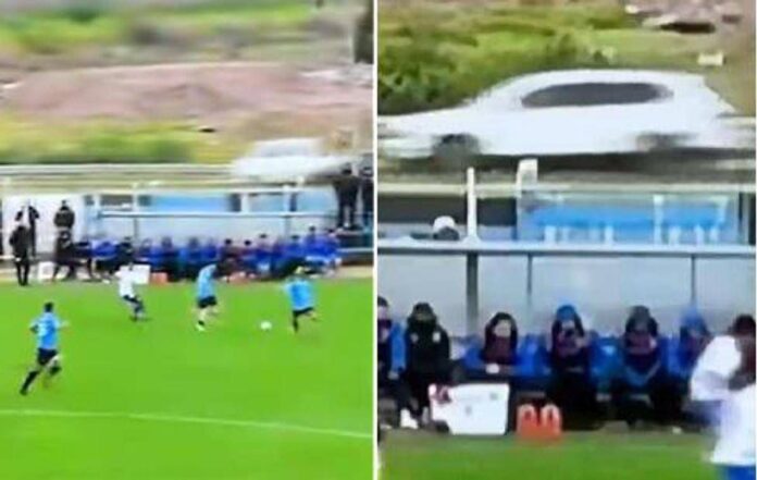 Fallo laterale, palla in autostrada e incidente: lo show del calcio in Uruguay