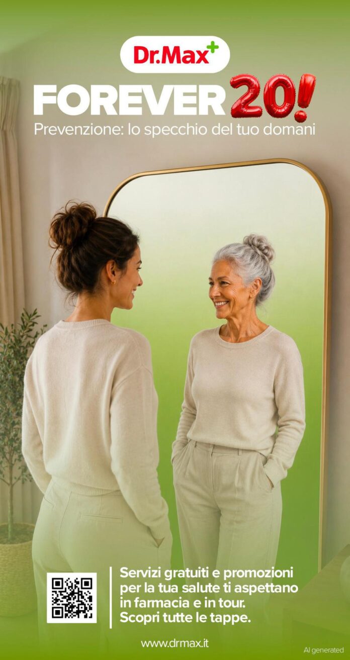 Farmacie, Dr. Max lancia Forever20, la campagna nazionale per prevenzione e benessere