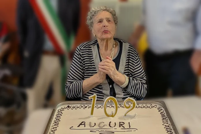 GIuseppina De Toni 102 anni Schio GIuseppina De Toni