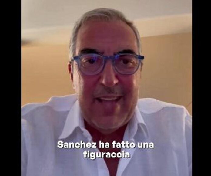 Gasparri: “Crisi migratoria e Sanchez se ne va in vacanza, gli suggeriamo noi la playlist”