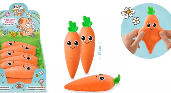 Giocattolo a forma di carota con sabbia contaminata da amianto, il Ministero della Salute fa scattare l’allerta: cosa fare