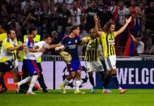 Guendouzi contro i tifosi del Lione: maxi rissa in Champions