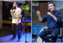 Il comico e la gag su Salvini che fa discutere: “Penso sia handicappato”