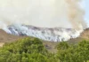 Prosegue incendio esploso su Monte Formiga, al confine tra Vicentino e Veronese Incendio Monte Formiga - Valle dell'Agno