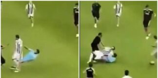 Juventus, invasione di campo e intervento killer di un tifoso su Gatti