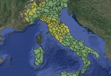 Maltempo, allerta meteo gialla martedì 25 agosto: la mappa delle 8 regioni a rischio