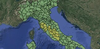 Maltempo, allerta meteo gialla per temporali mercoledì 12 agosto: la mappa delle 4 regioni a rischio