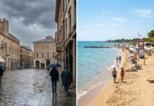 Meteo, arriva il maltempo: piogge al Nord ma al Sud torna il caldo fino a 40°C
