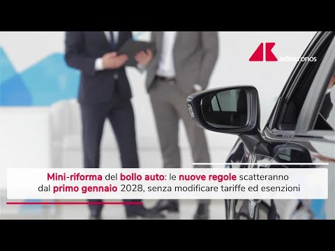 Mini riforma del bollo auto, le novità