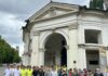 Monte Berico, alpini e soldati americani insieme per pulire portici e piazzale prima dell’8 settembre Portici di Monte Berico