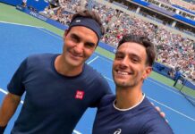 Musetti, allenamento show con Federer a New York: “Onorato di aver condiviso il campo con il re”