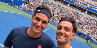 Musetti, allenamento show con Federer a New York: “Onorato di aver condiviso il campo con il re”