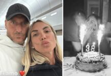 Noemi Bocchi compie 38 anni, la dedica di Francesco Totti: “Ti amo”