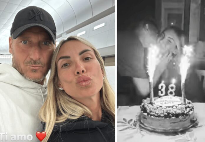 Noemi Bocchi compie 38 anni, la dedica di Francesco Totti: “Ti amo”