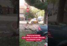 Nuovo terremoto a Granada, le strade distrutte tra macerie e auto