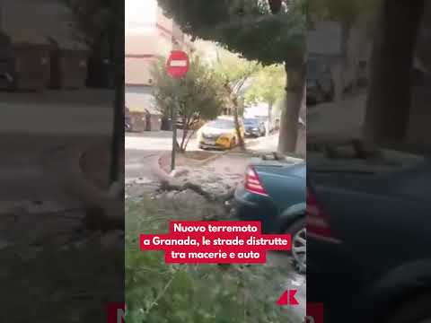 Nuovo terremoto a Granada, le strade distrutte tra macerie e auto