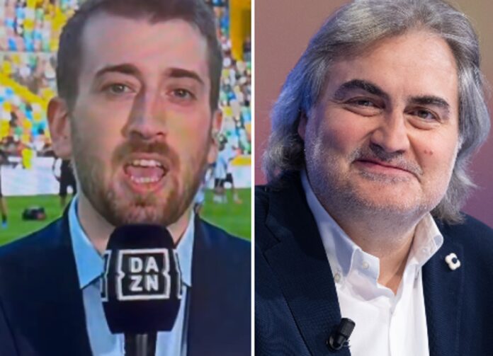 Pierluigi Pardo difende Alessandro Vescini dopo la gaffe su Dazn: “Polemica surreale”