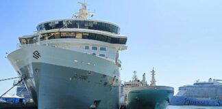 Porto di Civitavecchia, concluso con successo primo rifornimento di Gnl a una nave da crociera