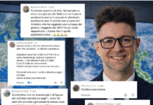 Insulti e offese social a Marco Rabito dei negazionisti del cambiamento climatico: “Adesso basta, inviate lettere di intimazione agli haters” marco rabito
