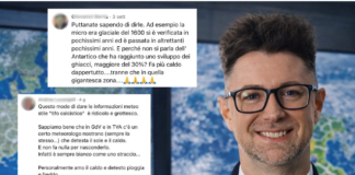 Insulti e offese social a Marco Rabito dei negazionisti del cambiamento climatico: “Adesso basta, inviate lettere di intimazione agli haters” marco rabito