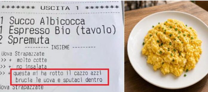 Riccione, torna a lavoro il cameriere 17enne dello scontrino con lo “sputo nelle uova”: “Va perdonato, è giovane”