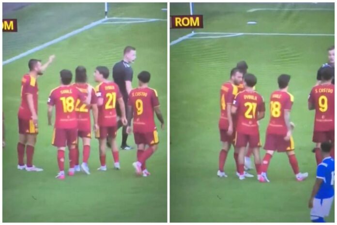 Roma, maxi lite in amichevole: Cristante rimprovera Soulé e interviene… Dybala