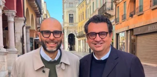 Silvio Giovine candidato sindaco Vicenza 2028? Rucco: “Se chiama, rispondo” Silvio Giovine e Francesco Rucco
