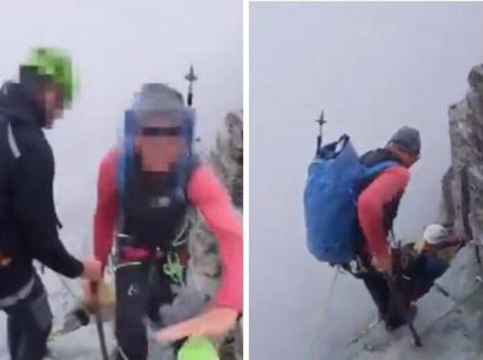 “Spostati, idiota”: insulti e spinte sulle vetta a 3000 metri