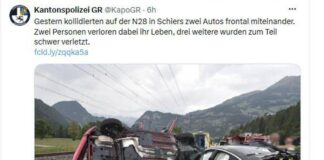 Svizzera, incidente stradale a Schiers: morti due italiani
