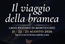 Teatro il viaggio della Bramea, a Monticchio spettacolo di luci, droni e danza