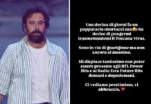 Tommaso Paradiso ha il Toscana virus: “Mi ha punto un pappatacio”