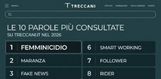 Treccani, femminicidio è la parola più cercata del 2026: la notizia esce nella settimana con 6 donne uccise da Nord a Sud Treccani