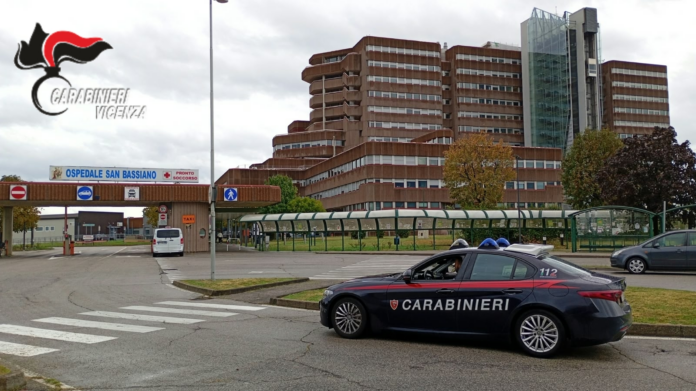 carabnieri ospedale san bassioano bassano del grappa aggressione medico san bassiano