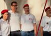 Pulizia dei portici di Monte Berico, Rucco ringrazia volontari, Alpini e comunità Usa Pulizia dei portici di Monte Berico con Rucco e i volontari