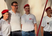 Pulizia dei portici di Monte Berico, Rucco ringrazia volontari, Alpini e comunità Usa Pulizia dei portici di Monte Berico con Rucco e i volontari
