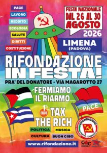festa rifondazione comunista limena 2026