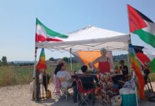 Vicenza, un picnic contro le guerre e pro Palestina. Rifondazione: “Stop presenza in città Usa e Nato” picnic vicenza rifondaizone base usa